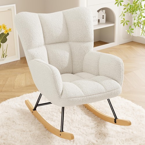 Wooden rocking chair - rocking,