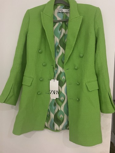 Zara green blazer dress - green,