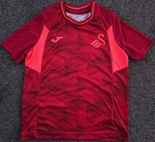 Swansea City 2023 24 Joma Training Shirt/ Red Orange / Age 5 6 Years