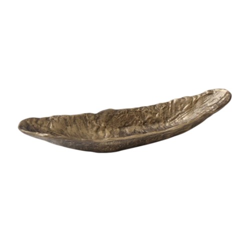 Sculptural tray textured boat - tray,