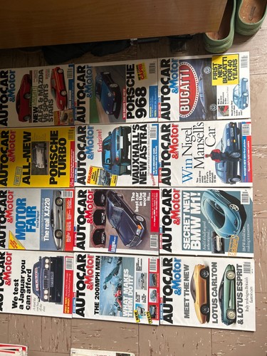 Autocar magazine joblot 1991 - autocar,