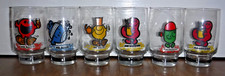 Vintage Mr Men Tumblers Glasses ~ Set Of 6