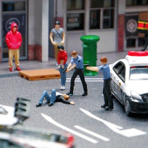 Diorama figure model city - 1/64,
