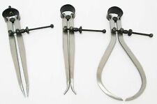 3PC SPRING CALIPERS - SET OF 3 INTERNAL EXTERNAL DIVIDERS DIVIDING TOOLS MS153