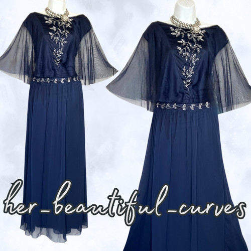 Joanna hope navy - navy, beads