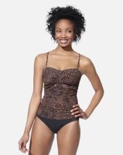 Swim Tankini Assets Leopard