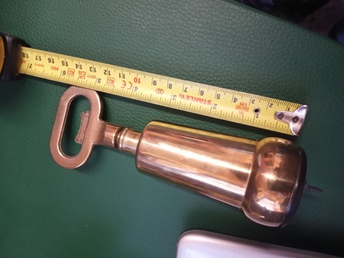 Brass corkscrew bottle - corkscrew,
