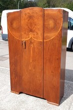 ART DECO STYLE 1950'S WALNUT