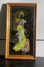 Vintage Four Seasons Mirror SPRING Alphonse Mucha Original 13”by 7”