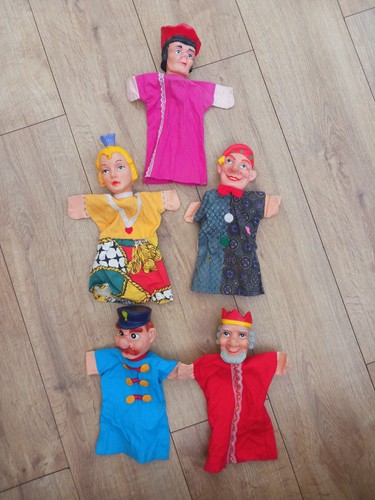 Vintage punch and judy hand - vintage,