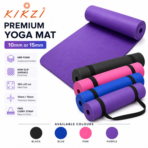 Kikzi yoga mat 10mm - kikzi®,
