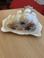 Large Antique Cheese Dish with