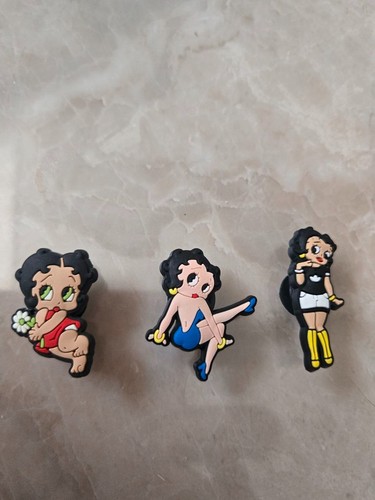 Betty boop shoe charms - boop,