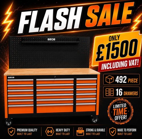 492pc tool box drawer - 16,
