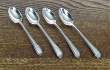 4 x Sterling Silver Coffee / Small Teaspoons H'marked London 1892.    VICTORIAN