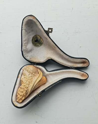 Vintage meerschaum pipe bowl - vintage,