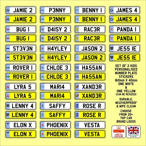 Personalised vinyl number - 2,