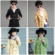 Boy/Girl Trench Coat Wind Coat