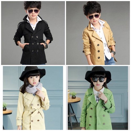 Boy girl trench - trench, coat
