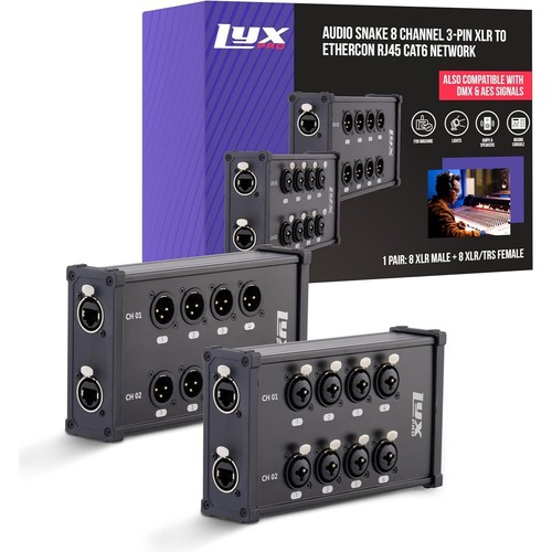 Lyxpro channel xlr trs - 8,