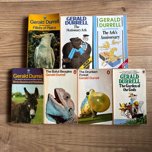 Gerald durrell books - gerald, x7