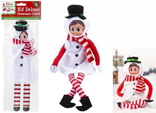 Elf doll snowman - snowman, elves