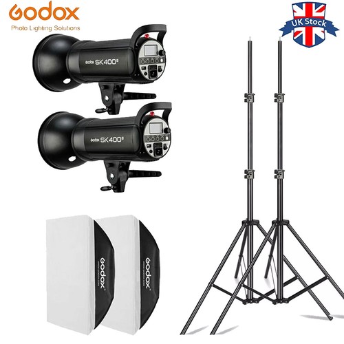 2pcs godox sk400ii studio - 2pcs,