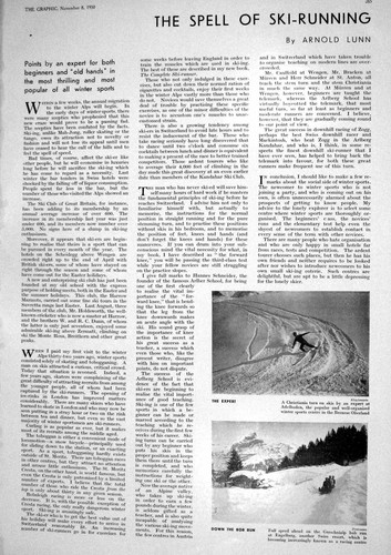 Old 1930 ski - old,