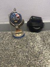 Harley Davidson “Ultimate Chopper” Pocket Watch, Display Stand & Leather pouch