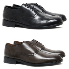 MENS FAUX LEATHER SHOES SMART