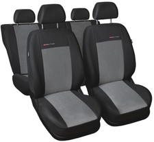 Car seat covers full set fit Fiat Seicento - charcoal grey