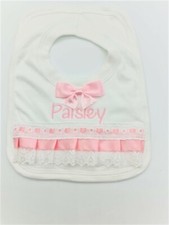 Personalised frilly bibs