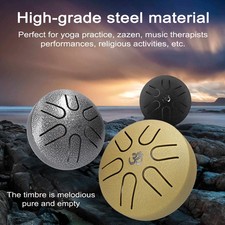 3 6-Tone Steel Tongue Drum