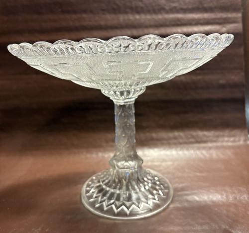 Vintage glass pedestal - vintage, cake