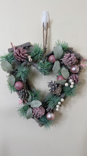 Heart shaped wooden twig - heart,