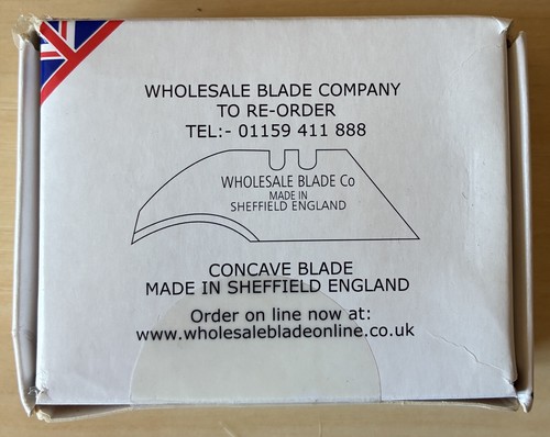 Concave trimming knife blades - concave,