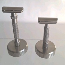 REX Razors (USA) x 2 Complete With Stainless Steel Stands - Excellent Condition