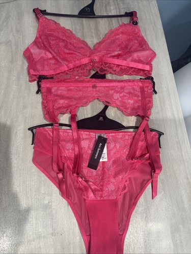 Three piece lingerie set - three,