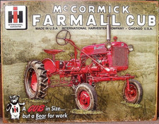 McCormick Farmall Cub metal