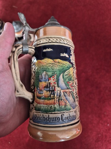 German beer stein handpainted - stein,