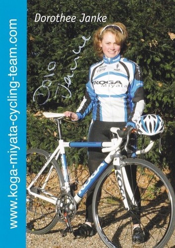 Cycling card dorothee - card,