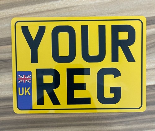 Metal wall plaque - rear, number