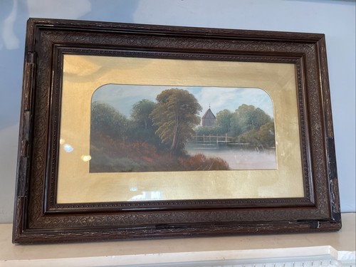 Antique victorian framed - antique,