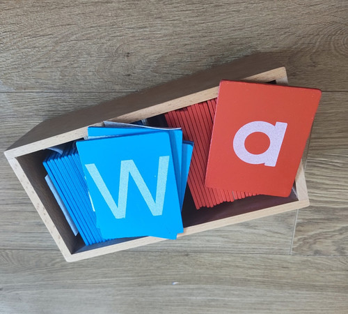 Montessori sandpaper alphabets - montessori,