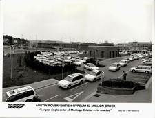 Rover Montego Estate British Gypsum Order 1989 Original UK Press Photograph