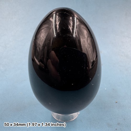 Obsidian crystal egg - ,