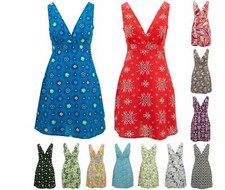 Crossover Dress Loud Originals Womens Sleeveless V-Neck Summer Casual