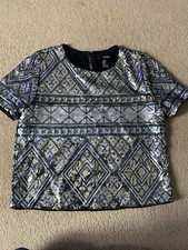 Sequin Top Size S