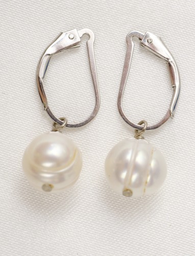 Pair white honora silver - white,