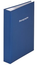 Large Navy Blue Memo Slip In Photo Album Holds 300 6 x 4 Photos (10x15cm)